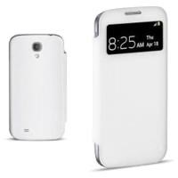 2KLYK25B Flipcase Smart Slim Samsung Ace 4 Uyumlu Koruma Kılıfı Beyaz
