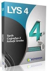Güvender LYS 4 Tarih Coğrafya 2 Felsefe Grubu 4 Fasikül Deneme (ISBN: 9789755899695)