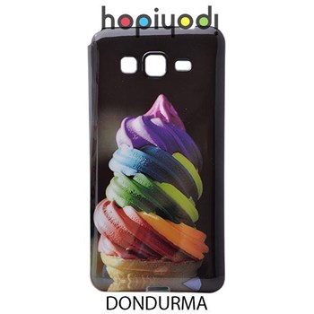 Samsung Galaxy Grand Prime Kılıf Silikon Dondurma Desenli Kapak