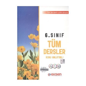 Eksen 6. Sınıf Tüm Dersler Konu Anlatımlı (ISBN: 9786053803782)