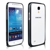 Microsonic Samsung Galaxy S4 Ultra Thin Metal Bumper Kılıf Siyah
