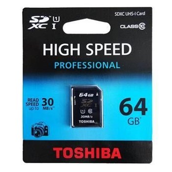 Toshiba 64gb Secure Digital Kart Bellek T064UHS1BL5 Toshiba