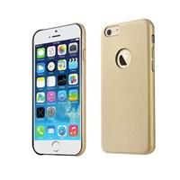 Microsonic Slim Leather iPhone 6 (4.7'') ince Deri Kılıf Altın Sarısı