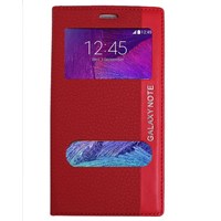 Magnum Galaxy Note 4 Magnum Pencereli Kılıf Kırmızı MGSABFNVY28