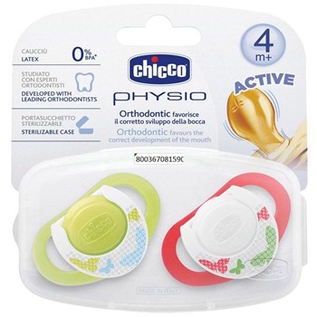 Chicco 5732 Physioring Kauçuk Emzik 2 li 4 Ay+ 32492684