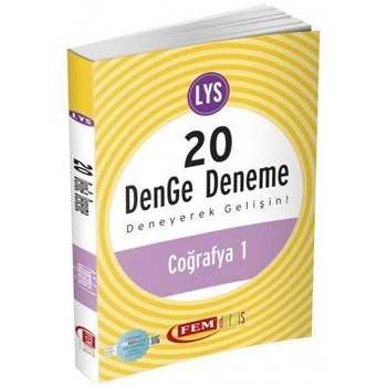 Fem Simetri LYS 20 Coğrafya 1 Denge Deneme (ISBN: 9786053734444)