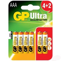 Gp Ultra Alkalin Pil Aaa Ince Kalem (4+2) 6'Lı Paket24Au4 2-2P6