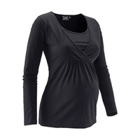Bpc Bonprix Collection Hamile Giyim Emzirme Özellikli T-Shirt - Siyah 17512784