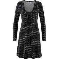 Bpc Bonprix Collection Penye Elbise, Uzun Kollu Siyah 31462049
