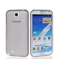 Microsonic 0.2mm Ultra Ince Kılıf Samsung Galaxy Note 2 N7100 Gri