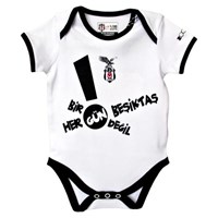 Beşiktaş Lisanslı Kısa Kollu Bady Beyaz - 21901970