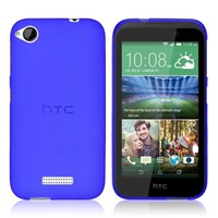 Microsonic HTC Desire 320 Kılıf Transparent Soft Mavi