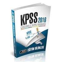 KPSS Eğitim Bilimleri Çözümlü Soru Bankası Beyaz Kalem Yayınları 2016 (ISBN: 9786054848850)