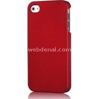 Premium Slim İphone 4s Kılıf Kırmızı