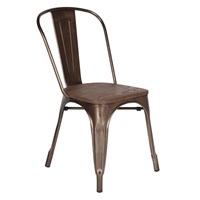 Dünya Metal Sandalye Kahve Altın 29996300