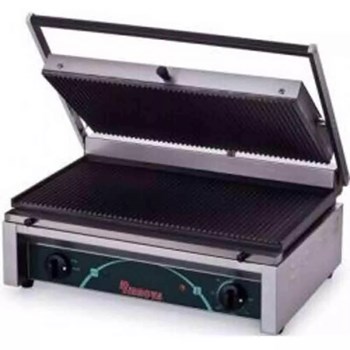 Lüx Ayvalık Sanayi Büfe 1800 W 6 Adet Pişirme Kapasiteli Teflon Çıkarılabilir Plakalı Izgara ve Tost Makinesi