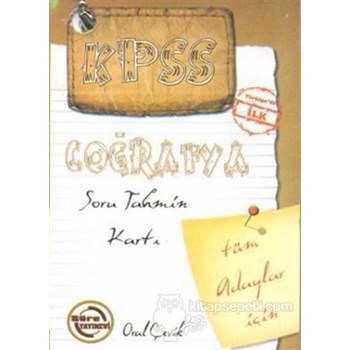 KPSS Coğrafya Soru Tahmin Kartı (ISBN: 3990000025838)