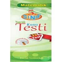 5. Sınıf Matematik Yaprak Konu Testi Palme Yayınları (ISBN: 9786053553441)