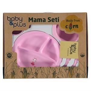 Baby&Plus Eco Friendly Mama Seti 5 Parça Pembe 33028826