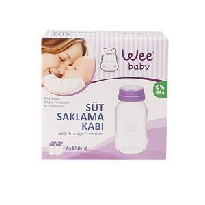 Wee Baby Süt Saklama Kabı 4 Adet