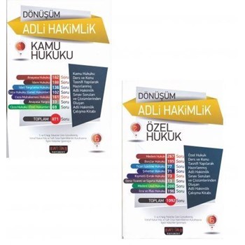 Dönüşüm Adli Hakimlik Kamu + Özel Hukuk Çıkmış Sorular Takım 2014 Savaş Yayınları (ISBN: 9782002100000)