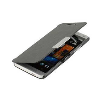 Microsonic Mıknatıslı Ultra Thin Kapaklı Htc One Mini M4 Kılıf Siyah