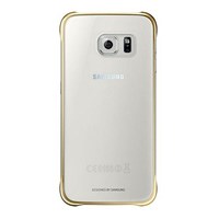 SAMSUNG EF-QG920B Galaxy S6 Şeffaf Kılıf Altın