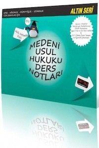 Medeni Usul Hukuku Ders Notları Akıllı Notlar Dizisi Altın Seri (ISBN: 9786054974153)