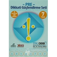 Adeda - PRE Dikkati Güçlendirme Seti 1.Sınıf 7 Yaş (ISBN: 9786054493371)