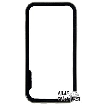 Apple iPhone 6 4.7'' Kılıf Silikon Bumper Çerçeve Gri