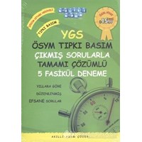 YGS ÖSYM Tıpkı Basım Çıkmış Sorularla Tamamı Çözümlü 5 Fasikül Deneme (ISBN: 9786059993838)