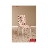 Sanal Mobilya Helen Demonte Sandalye Beyaz - Ortanca D-512 25341722