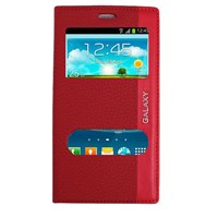 Magnum Galaxy S3 Mini Magnum Pencereli Kılıf Kırmızı MGSDHKPUVZ5