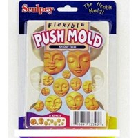 Scupley Sculpey Flexible Push Mold Esnek Model Kalıbı Art Doll Faces THTAPM34