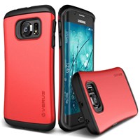 Verus Samsung Galaxy S6 Edge Case Thor Series Kılıf HARD DROP - Renk : Crimson Red