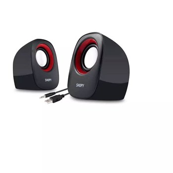 Snopy SN-120 6W 1+1 Speaker Kırmızı-Siyah