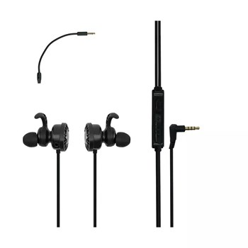 MF Product Strike 0182 Siyah Mikrofonlu Kablolu Kulak İçi Oyuncu Kulaklığı