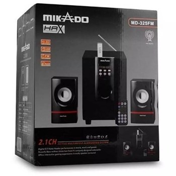 Mikado MD-325FM 18W 2+1 Bluetooth Speaker Siyah