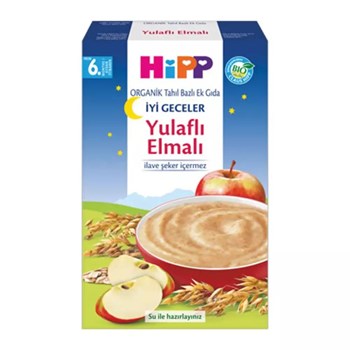 Hipp 6+ Ay 250 gr Organik İyi Geceler Yulaflı Elmalı Kaşık Maması