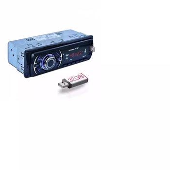 Piranha 7735 Mavi Bluetooth USB-SD Kart MP3 Oto Teyp