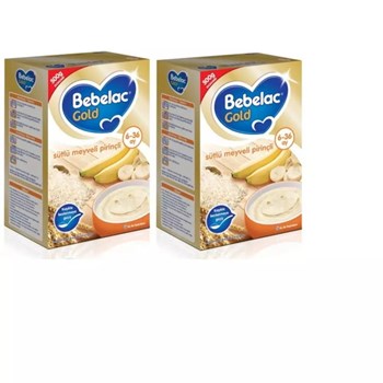 Bebelac Gold 6-36 Ay 2x500 gr Sütlü Meyveli Pirinçli Kaşık Maması