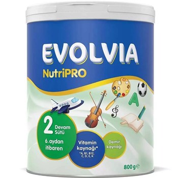 Evolvia 2 Nutripro 6+ Ay 6x800 gr Çoklu Paket Bebek Devam Sütü