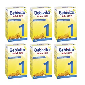 Bebivita 1 6x500 gr Bebek Sütü