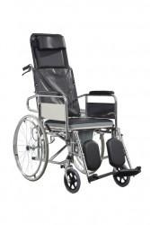 MAXİ HEALTH 609 Sırtı Yatar Tuvaletli Tekerlekli Sandalye 133