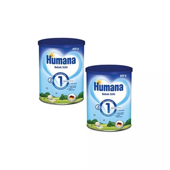 Humana 1 0-6 Ay 2x800 gr Çoklu Paket Bebek Sütü