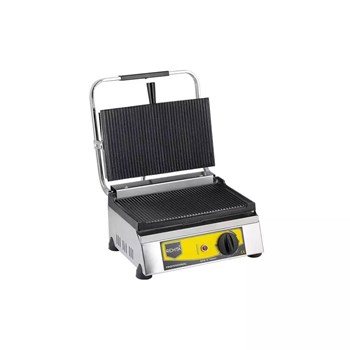 Büfe Tipi 1200 W 12 Adet Pişirme Kapasiteli Teflon Çıkarılabilir Plakalı Izgara ve Tost Makinesi