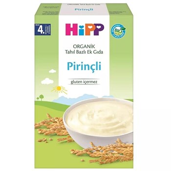 Hipp 4+ Ay 200 gr Organik Pirinçli Tahıl Bazlı Kaşık Maması