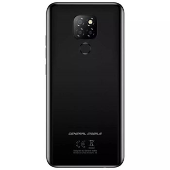 General Mobile GM 20 64GB 4GB Ram 6.09 inç 52MP Akıllı Cep Telefonu Siyah