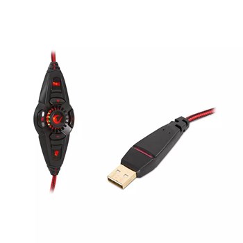 Rampage RİVİA G40 USB 71 Siyah Kırmızı Gaming Kulaklığı