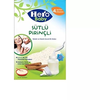 Hero Baby 4-36 Ay 200 gr Sütlü Pirinçli Kaşık Maması